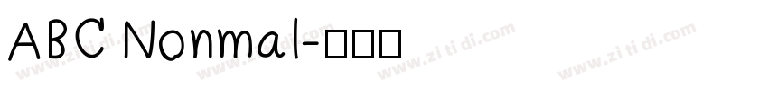 ABC Nonmal字体转换